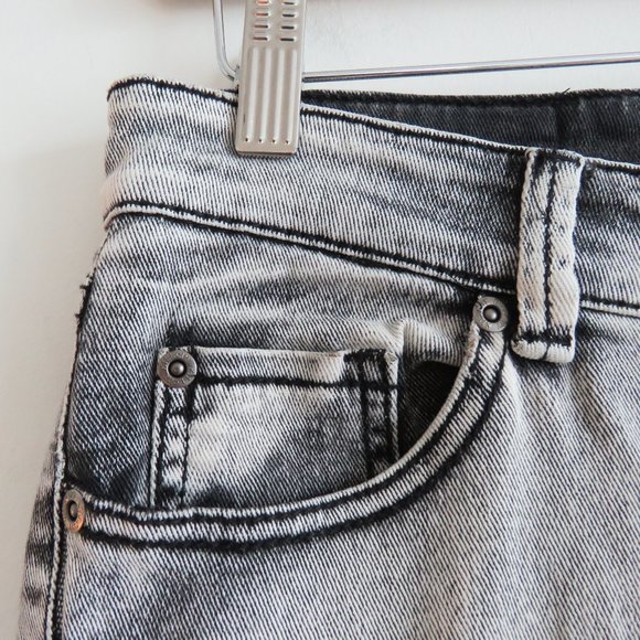 KILL CITY CONSPIRATORS Faded Black Low Rise Y2K Skinny Jeans - Size US 27 - Picture 6 of 15